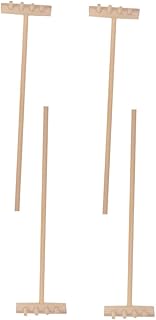 Yardwe Mini Zen Sand Rakes 4 Pcs Rakes Small Zen Garden Rake Zen Garden Tool Rake Zen Sand Rakes Meditation Sand Box Rake for Men Children Women Playhouse Accessories