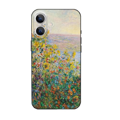 Coque iPhone 17 Fleurs à Vétheuil de Monet - Étui Floral Premium