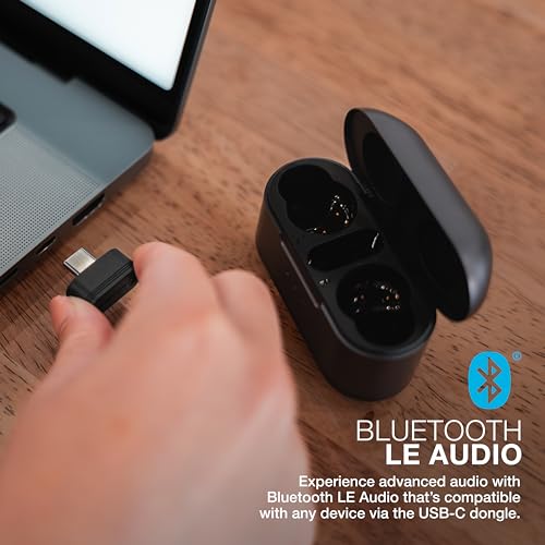 Image of JLab, Epic Lab Edition, True Wireless Earbuds, Hybrid Dual Drivers, Spatial Audio, Black