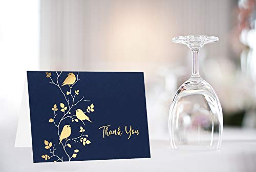 Spark Ink 100 Thank You Cards With Envelopes Bulk, Thank You Notes, Elegant Blank Cards & Envelopes, For Small Business, Wedding, Gift Cards, Christmas, Graduation, Bridal & Baby Shower, Funeral, 4X6 #TOP3