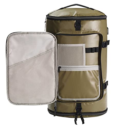 Harley-Davidson Water-Resistant Travel Hybrid Duffel Bag/Backpack - Khaki4