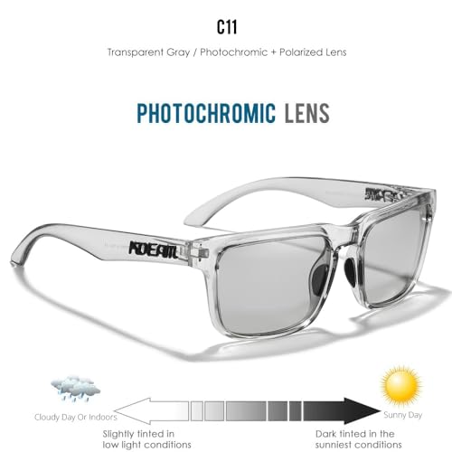 STGATN Big Head Sunglasses for Men - 155MM for Large Wide Heads Men's TR90 Ultralight UV400 Protection Glasses4