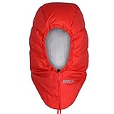 OROOTL Winter Down Hat Waterproof Trooper Trapper Balaclava Hood with Neck Men Women Red