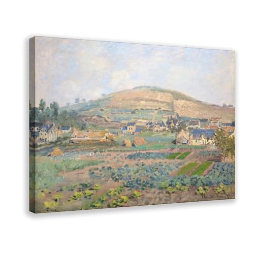 Toile Mont Riboudet à Rouen Claude Monet pour habiller un mur vide de bureau
