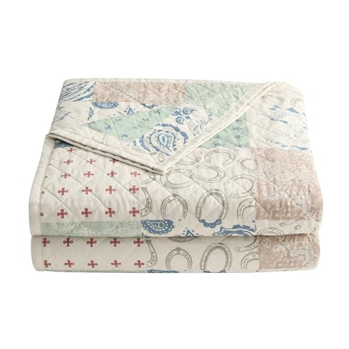 Image of Paseo Road Patchwork 3 Piece Queen Size Quilt Set