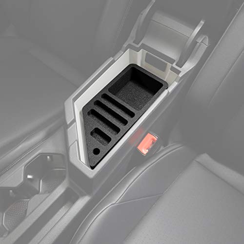 Red Hound Auto Center Console Organizer 2 Piece Stacking Set Vehicle Inserts Compatible with Volkswagen VW Jetta 2019 Black Anti-Rattle