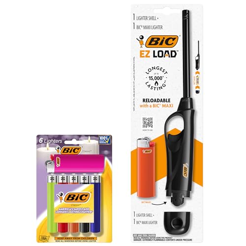 Encendedores BIC EZ Load recargables en pack de 8