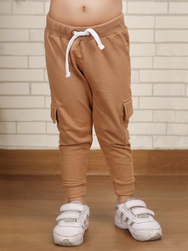 Image of POLKA TOTS 100% Cotton Co-Ord Joggers for Kids | Trendy Sweatshirt & Joggers Set | All Season Wear for Kids, Toddler & Newborn | Soft & Breathable Dress for Boys & Girls | from 6 Months to 8 Years