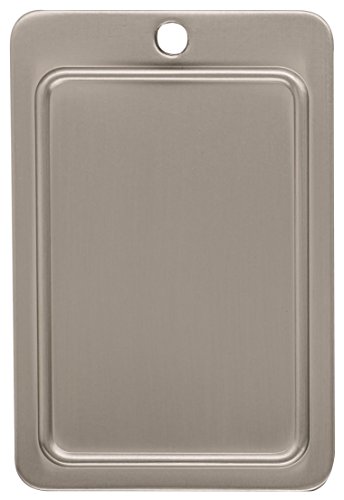Image of Amerock 5-1 /16 inch Stainless Steel Drawer Pull | 5-1 /16 inch (128mm) Center-to-Center Mounting Distance and 6 inches Overall Length, Durable Stainless Steel Cabinet Hardware