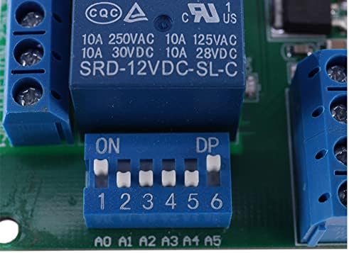 DierCosy Relay Module, Relay Module Relay Board 12V RS485 4-Channel Relay Interface Board Electrical Equipments Blue, Relay Board