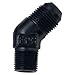 Fragola Performance Systems 482334-BL #3 X 1/4 Mpt Adapter Black