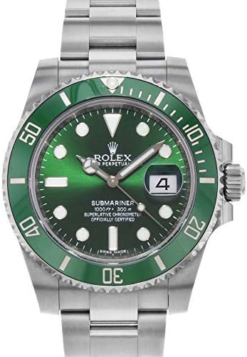 Rolex Submariner "Hulk" Green Dial Men's Luxury Watch M116610LV-0002