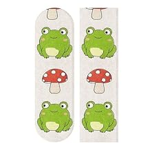 Bolaz Skateboard Grip Tape Sheet Design Deck Longboard Griptape Mushroom Frog شريط غير قابل للانزلاق ورق صنفرة مقاوم للماء سكوتر 33 بوصة x 9 بوصة