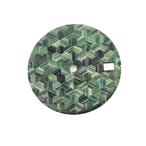 Cadran 28.5mm NH35 beige, pièce de rechange pour boîtier et mouvement NH36