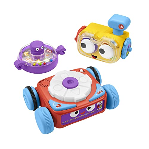 Fisher-Price 4-in-1 Lernroboter Linus für Babys und Kleinkinder, Spielzeug ab 6 Monaten, Version: Französisch, HCK38 – Ansicht 2