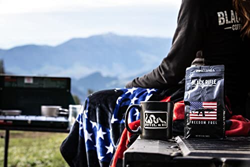 Black Rifle Coffee Freedom Fuel (Dark Roast) Ground 12 Ounce Bag, Dark Roast Ground Coffee, Dark And Bold Flavor, Helps Supports Veterans And First Responders #TOP4