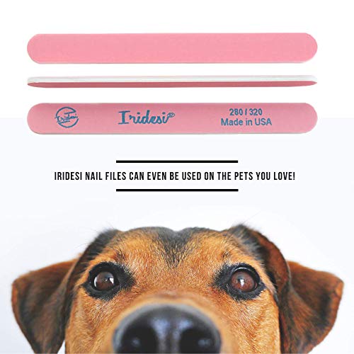 Nail Files And Buffers Premium Pink Light Pink 280 320 Washable Emery Boards 7 Inches Long 12 Pack #TOP5
