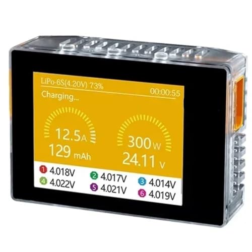 Chargeur de batterie numérique T6 300W 15A pour accu de modélisme RC 1-6S 90W 5A
