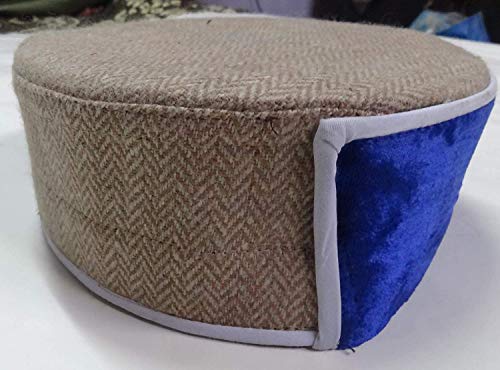 Image of ARUNA Unisex Velvet Cap (72527210155 Blue Free Size)