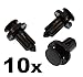Produktbild 10 x Bumper &Nieten besatz Kabelschellen Clips, Befestigungen an Motorhaube, Kühlergrill, etc., 01553-09241 0155309241 -Skyline, Wheelarch, gefüttert, Spritzschutz, Heizkörper, Undertray, Seitenschürze, Fensterbank