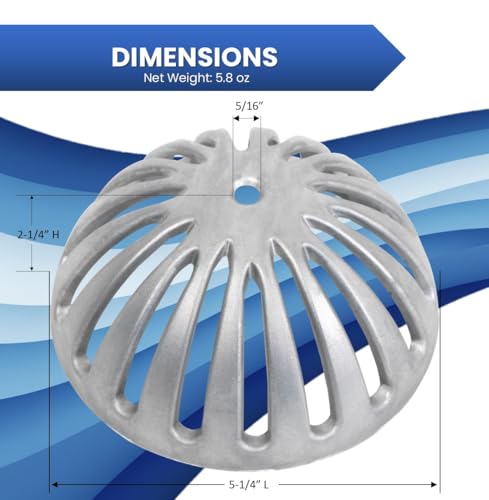 Colador Dome de Aluminio Heavy Duty 5.25 in Diámetro miniatura 2