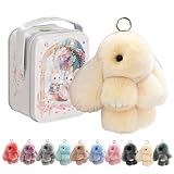 【Porte-clés Lapin avec Boîte en Métal】: Ornez vos clés ou votre sac de cet adorable porte-clés lapin aux oreilles tombantes, conçu pour apporter une touche ludique et attendrissante à vos accessoires du quotidien. Disponible dans une variété de couleurs vives pour s'accorder à votre style.