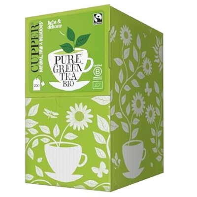 Cupper - Pack de 250 Bolsitas de Té Verde Ecológico - Propiedades Antioxidantes y Diuréticas - Ideal entre Horas y para el Control del Peso - Apto para Veganos | Ya disponible en tu tienda friki favorita! En mundofriki.es!