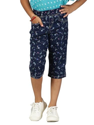 Image of KiddoPanti Girls Denim Capri Jeggings