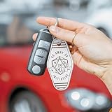 Sticky Art UK Go Away or Roll Initiative: Dungeons & Dragons Motel Keychain, Gift for RPG Lovers, Dungeon Master Keyring, Funny D20 Keyring, Fantasy Gift - Image 4
