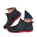 Die Sohle besteht aus rutschfestem PVC, der eine gute Dämpfungswirkung hat