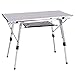 LLPEIJIE026 Przenośny składany stół, regulowana wysokość składany stoisko biurkowe stół grill stół aluminiowy składany stół na zewnątrz stół piknikowy wytrzymały i trwały zmniejszony wstrząsy łatwy do przenoszenia super lekki