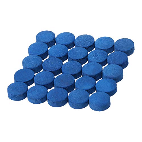 mingzhe 50 peças dicas de taco de bilhar cabeça de taco de bilhar 9mm/10mm/12mm/13mm