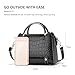 Imagen de NICOLE & DORIS Bolsos Mujer Bolso Bandolera Pequeños Bolso de Mano de Charol Bolso de Cocodrilo Bolso de Hombro Bolsos Cruzados Bolso Fiesta Negro
