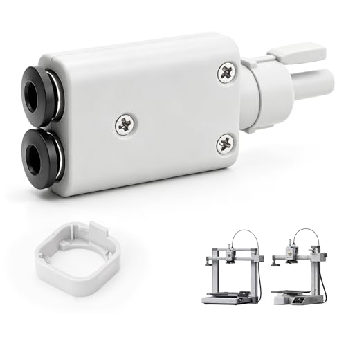 YIBEICO 2-in-1 PTFE Adapter Replacement for Bambu Lab A1/A1 Mini,Detachable