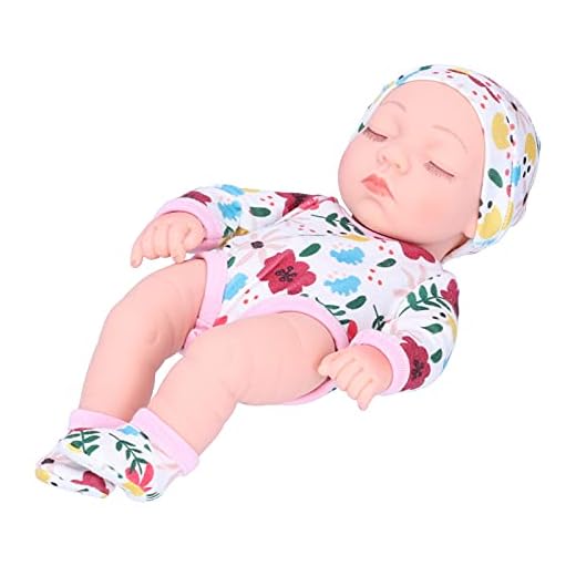 VBESTLIFE Adorable Lifelike Reborn Baby Doll in Colorful Clothes 25cm, Perfect Companion for Children's Playtime and Imaginative Fun (Q10-026)