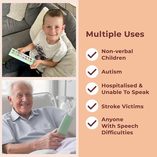 AAC Device for Autism & Speech Therapy. Non Verbal Communication Tools for Kids & Adults. Programmable AAC Communication Device. Alternative to Autism Communication Cards & PECS Cards for Autism - Image 6