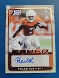 Keilan Robinson 2021 LEAF PRO SET POWER ROOKIE RC AUTO #BA-KR1 TEXAS LONGHORNS! - College Cards