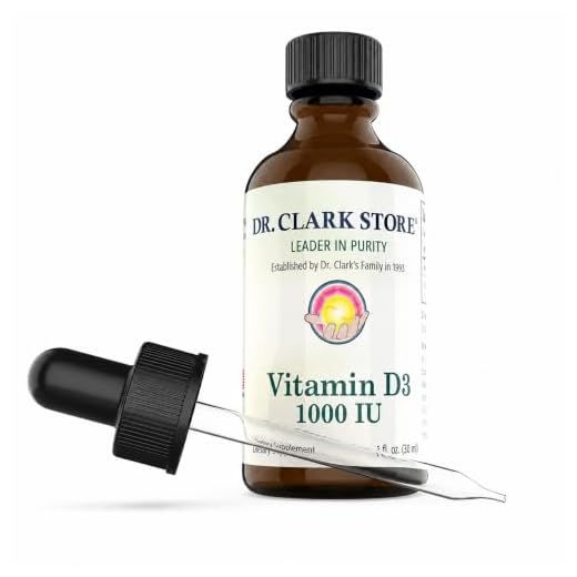 Dr. Clark Liquid Vitamin D Supplement, 1000 IU, 1 fl oz