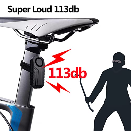 image for HENDUN Upgraded Bike Alarm Waterproof with Remote, Electric Bicycle Do