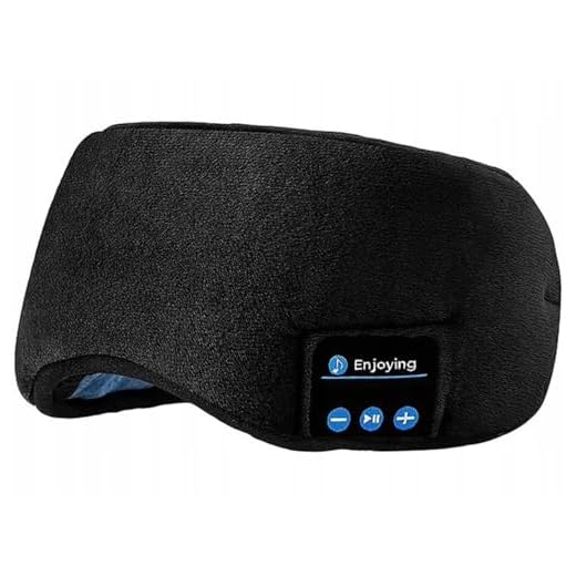 Antifaz para dormir con auriculares Bluetooth incorporados, máscara con música inalámbrica, control táctil, cancelación de ruido, ligero y confortable, para viajes, siesta, yoga, sueño y descanso.