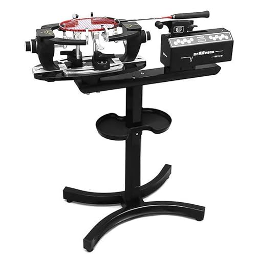 Generic Badminton Racket Stringing Machine - Intelligent Operation with 6 Core Technologies - Includes Tools and Accessories, Automatic 360 Degree Rotating Base