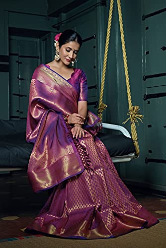 Vardha kanchipuram silk saree in art silk – image 5