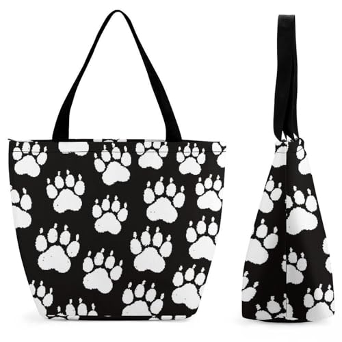 Sac à main Patte Blanche pour femme grand sac de shopping et bandoulière de voyage