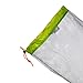 SUNGOOYUE Mesh Stuff Storage Sack, Storage Bag, for Camping, Hiking 48x24cm/18.89x9.45 (L Green)