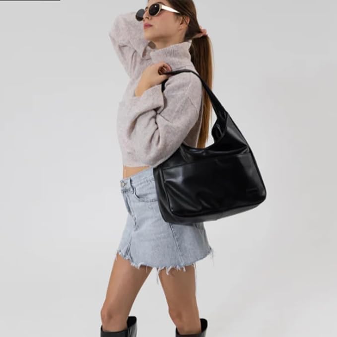 Ooomay Bag, Ooomay Maya Shoulder Bags, Large Capacity Soft Vegan Leather Tote Bag, Leather Tote Bag for Women4