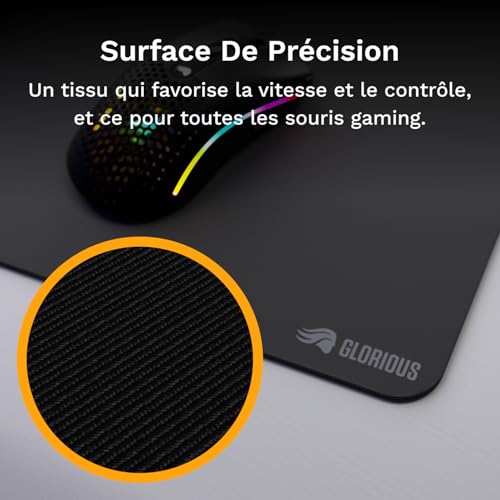 Tapis de souris GLORIOUS grand format pour aménager un bureau de jeu net - 3
