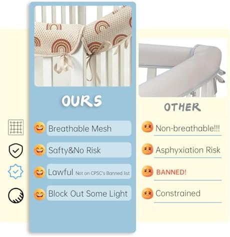 ZHAXINLAOTIE Tollder Comfort for Teething Stage, Edge Protector Strip Edge Wrap Cover Sets,Corner Bed Rail for Furniture (3pc-Kahki) — view 2