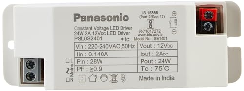 Image of Panasonic LED Strip Light Driver, 12V 24W IP20 Drive for Strip Light