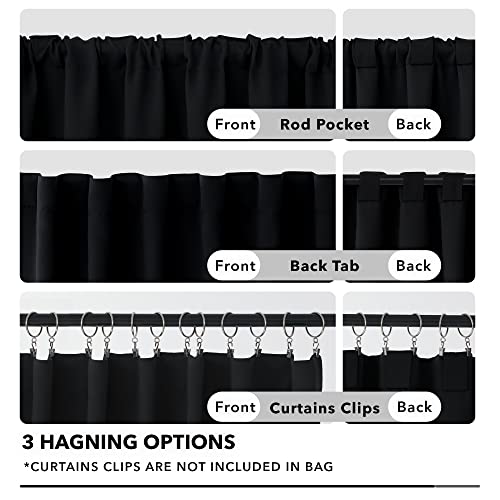 Deconovo-Blackout-Curtains-84-Inches-Long-Black-Blackout-Curtains-for-Bedroom-2-Panels-52×84-Inch-Room-Darkening-Curtains-for-Living-Room-Back-Tab-and-Rod-Pocket-Black-Curtains