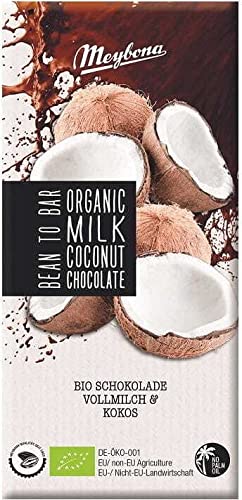 BIO-MILCHSCHOKOLADE MIT KOKOSFLAKES 100 g - MEYBONA Cover